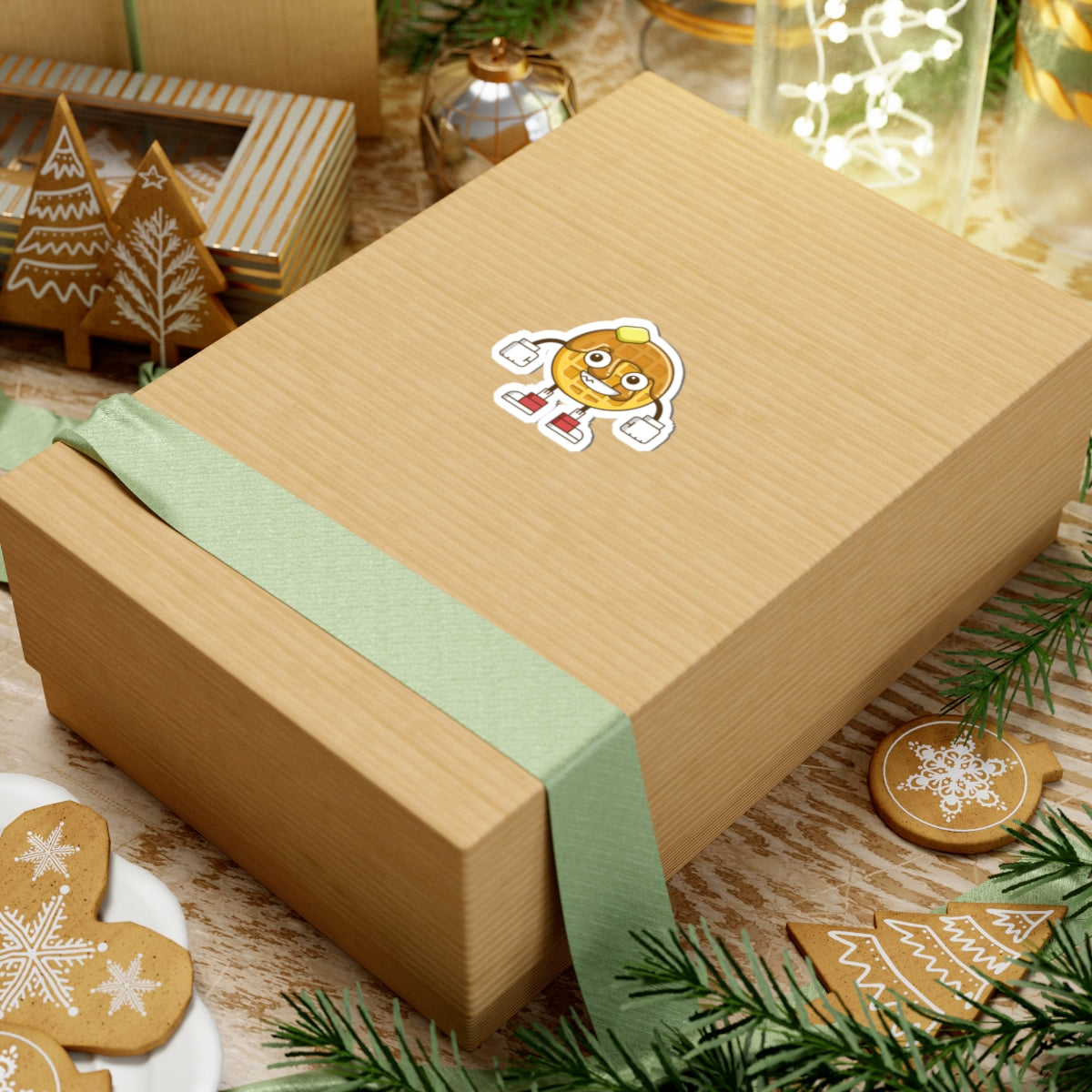 Maple Waffle Kiss-Cut Sticker