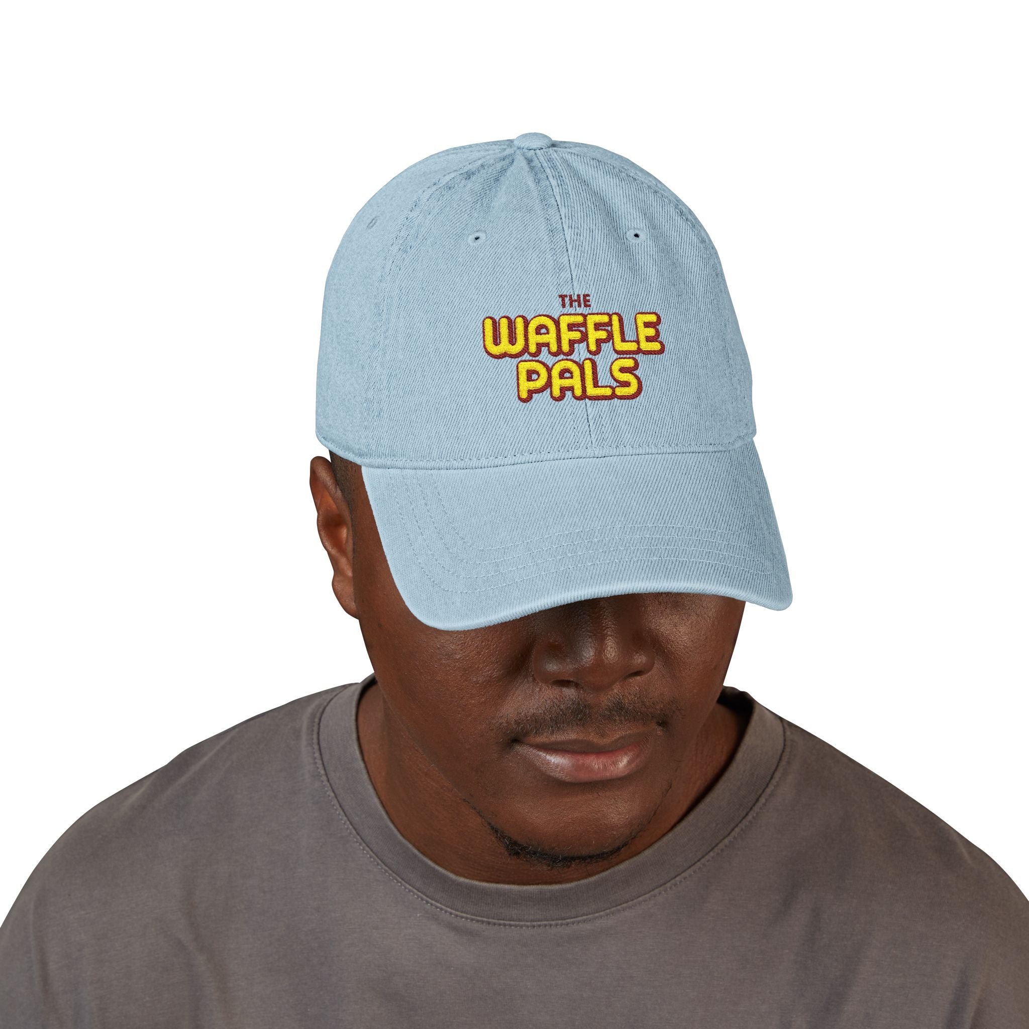 The Waffle Pals Embroidered Denim Hat